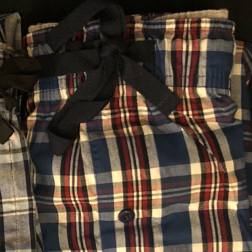 2fer! 2 Pair Hanes Men's Tag Free Comfort Flex Plaid Pajama Lounge Pants, NWT - Picture 6 of 11